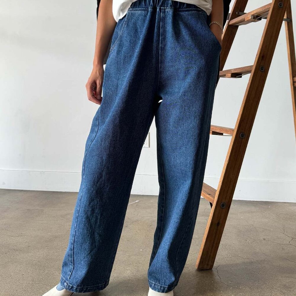 Le Bon Shoppe Long Arc Pants | Blue Denim